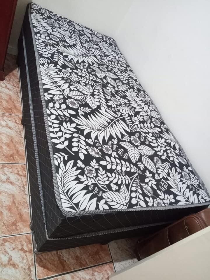 Cama Box Conjugada - Estampa Escura 3